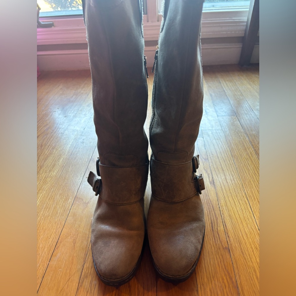 Born tall boots with buckles size 9